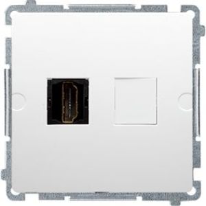 Kontakt-Simon Gniazdo Basic HDMI białe (BMGHDMI.01/11) 1