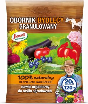 Inco Nawóż ProNatura obornik bydlęcy granulowany 20L 1