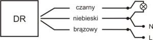 F&F Czujnik ruchu 24V AC biały (DR-05W) 2