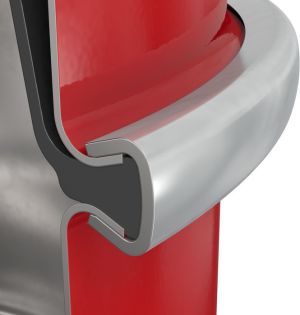 Flamco Naczynie wzbiorcze Contra Flex stojące 35L czerwone do C.O. 3bar (26343) 4