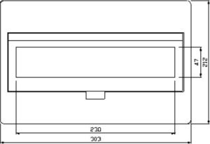 Elektro-Plast Rozdzielnica natynkowa 12M Elegant IP40 (2403-01) 3