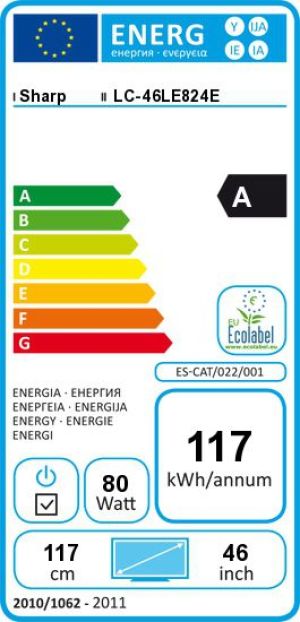 Telewizor Sharp Telewizory LCD >> Telewizor 46" LCD Sharp LC46LE824E (Quattron LED) (LC46LE824E) - RTVSHATLC0178 4