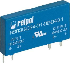 Relpol Przekaźnik półprzewodnikowy 1P 24VDC/2A DC RSR30-D24-D1-02-040-1 (2611997) 1