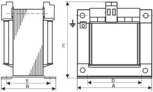 BREVE Transformator STM 250VA 230/230V (16252-9912) 2