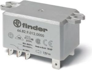 Finder Przekaźnik przemysłowy 2Z 30A 24V DC na panel Faston 250 (66.82.9.024.0000) 1