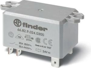 Finder Przekaźnik mocy PCB2P 30A 24 V DC Seria 66 (66.82.9.024.0300) 1