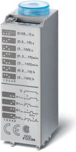 Finder Przekaźnik czasowy 4P 7A 24V AC / DC wielofunkcyjny AI, DI, SW, GI (85.04.0.024.0000) 1