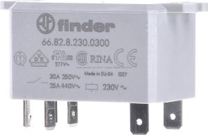 Finder Przekaźnik 2Z 30A 230V AC na panel Faston 250 (66.82.8.230.0300) 1