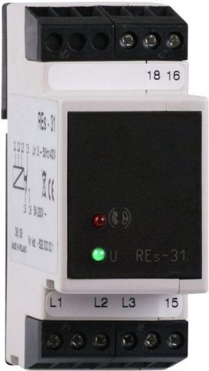 Relpol Przekaźnik kontroli kolejności faz 1P 5A 400V RES-31 (2606060) 1