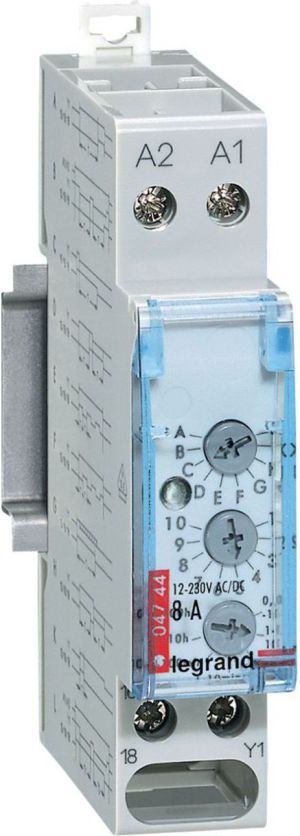 Legrand Przekaźnik czasowy 1P 8A 0.1sek-100h 12-230V AC/DC (004744) 1