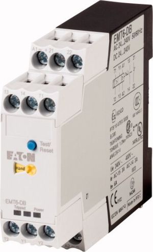 Eaton Zabezpieczenie termistorowe 6xPT 24–240V AC/DC z/bez blokada, restartem zdalnym i lokalnym, TEST EMT6-DBK (066168) 1