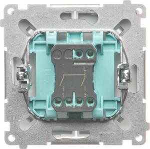 Kontakt-Simon Łącznik świecznikowy Simon Basic podwójny 16AX 250V biały (BMW5A.01/11) 3