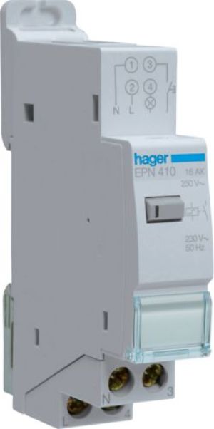 Hager Przekaźnik impulsowy 16A 230V AC 1Z (EPN410) 1