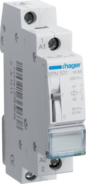 Hager Przekaźnik impulsowy 16A 48V AC 24V DC 1Z (EPN501) 1