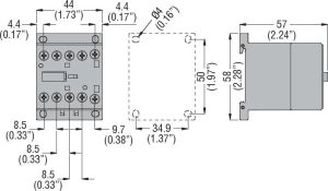 Lovato Electric Stycznik mocy 6A 3P 230V AC 1Z 0R (11BG0610A230) 2