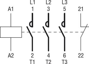 Lovato Electric Stycznik mocy 12A 3P 230V AC 1Z 0R (11BG1210A230) 3
