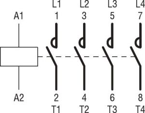 Lovato Electric Stycznik pomocniczy BG09.T4A 9A 4Z 0R 230V AC (11BG09T4A230) 3