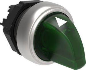 Lovato Electric Napęd przełącznika 3 położeniowy zielony z podświetleniem bez samopowrotu (LPCSL1303) 1