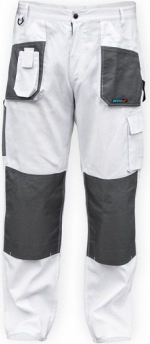 Dedra Spodnie ochronne białe rozmiar M (BH4SP-M) 1