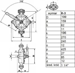 Omnigena Pompa ręczna KN-3 33L/min (OM-POM KN-3) 2