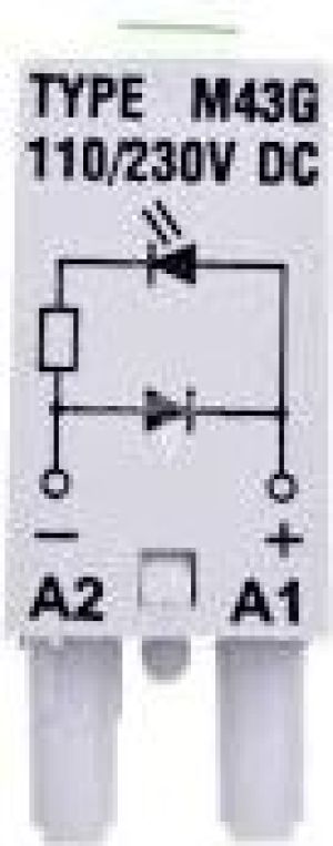 Relpol Układ ochronny dioda z sygnalizacją LD 110-230V DC (854845) 1