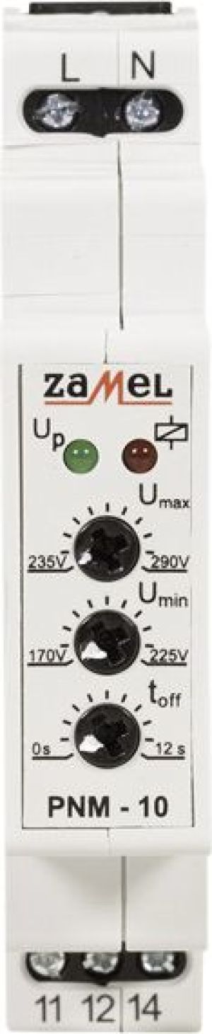 Zamel Przekaźnik napięciowy 1-fazowy 230V AC PNM-10 (EXT10000103) 2
