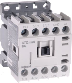 Legrand Stycznik mocy 6A 3P 24V DC 0Z 1R CTX3 MINI (417011) 1