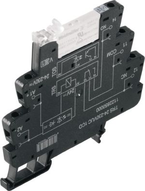 Weidmuller Przekaźnik przemysłowy TRS 1P 6A 24 - 230V AC / DC 1CO (1122850000) 1