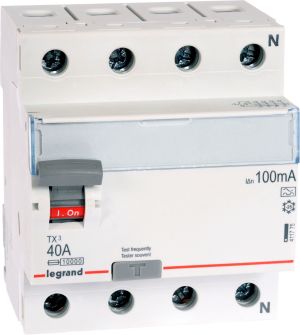 Legrand Wyłącznik różnicowo-prądowy 4P 40A 0,1A typ A P304 TX3 (411775) 1