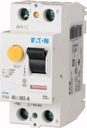 Eaton Wyłącznik różnicowo-prądowy 2P 63A 0,03A typ A PFIM-63003-A-MW (235431) 1