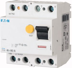 Eaton Wyłącznik różnicowo-prądowy 4P 80A 0,3A typ AC PFIM-8003-MW (235420) 1