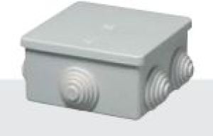 Elettrocanali Puszka natynkowa samogasnąca kwadratowa seria 400A 80mm (EC400C3A) 1