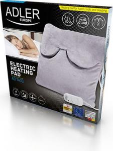 Adler AD 7403 Poduszka elektryczna 38x38 cm szara 4