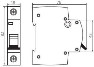Kanlux Wyłącznik nadprądowy 1P B 20A (23142) 2