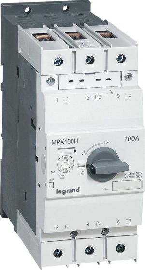 Legrand Wyłącznik silnikowy 3P 45kW 80-100A MPX3 100H (417379) 1