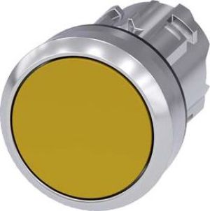 Siemens Napęd przycisku 22mm żółty z samopowrotem metalowy IP69k Sirius ACT (3SU1050-0AB30-0AA0) 1