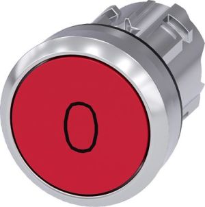 Siemens Napęd przycisku 22mm czerwony O z samopowrotem metalowy IP69k Sirius ACT (3SU1050-0AB20-0AD0) 1