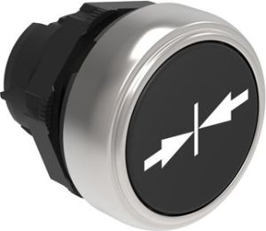 Lovato Electric Napęd przycisku 22mm czarny z samopowrotem bez adaptera symbol ->I<- (LPCB1512) 1