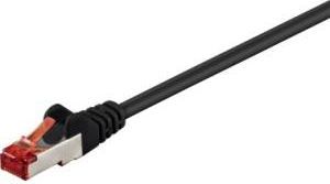 Goobay Kabel krosowy patchcord S/FTP PiMF kat. 6 LSZH czarny 50m (68701) 1