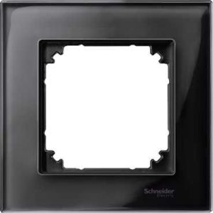 Schneider Electric Ramka pojedyncza Merten M-Elegance szklana onyks czarny (MTN404103) 1