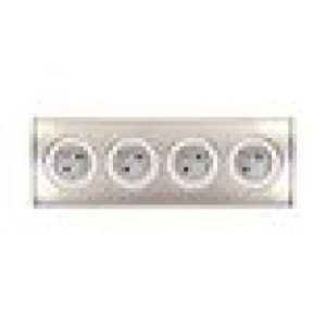 Orno Gniazdo meblowe 4x230V INOX 2
