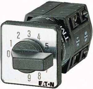 Eaton Łącznik krzywkowy 0-1-2-3-4-5-6-7-8-9 1P 10A do wbudowania TM-2-8550/EZ (000699) 1