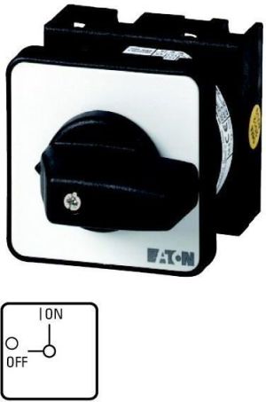 Eaton Łącznik krzywkowy 0-1 2P 20A do wbudowania T0-1-102/EZ (091082) 1