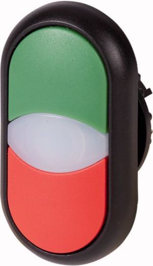 Eaton Napęd przycisku podwójny zielony/czerwony z podświetleniem z samopowrotem M22S-DDL-GR (216699) 1