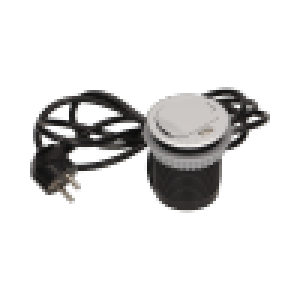 Orno Gniazdo meblowe wpuszczane w blat 1x250V AC z pokrywką, ładowarką USB (OR-AE-1373) 2