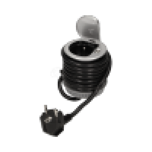 Orno Gniazdo meblowe wpuszczane w blat 1x250V AC z pokrywką, ładowarką USB (OR-AE-1373) 4