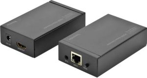 System przekazu sygnału AV Digitus Przedłużacz / extender HDMI Full HD 3D po skrętce kat.5e UTP do 100m ze sterowaniem IR (DS-55120) 5