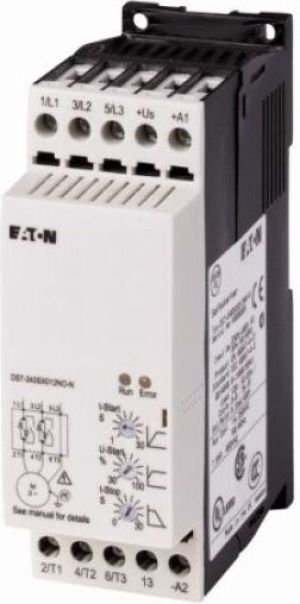 Eaton Softstart 3-fazowy 400VAC 9A 4kW/400V Uc=24V AC/DC DS7-340SX009N0-N (134910) 1