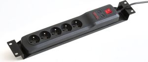 Armac Listwa zasilająca C5B Rack czarna 5 gniazd 1,5m (C5BR/CZ) 1