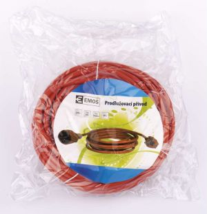 Emos Przedłużacz ogrodowy z uziemieniem pomarańczowy 20m (P01120) 2
